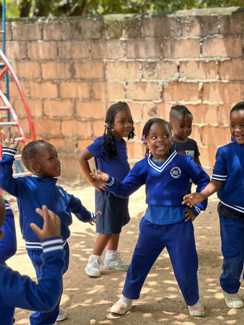 Silver Side School children playing