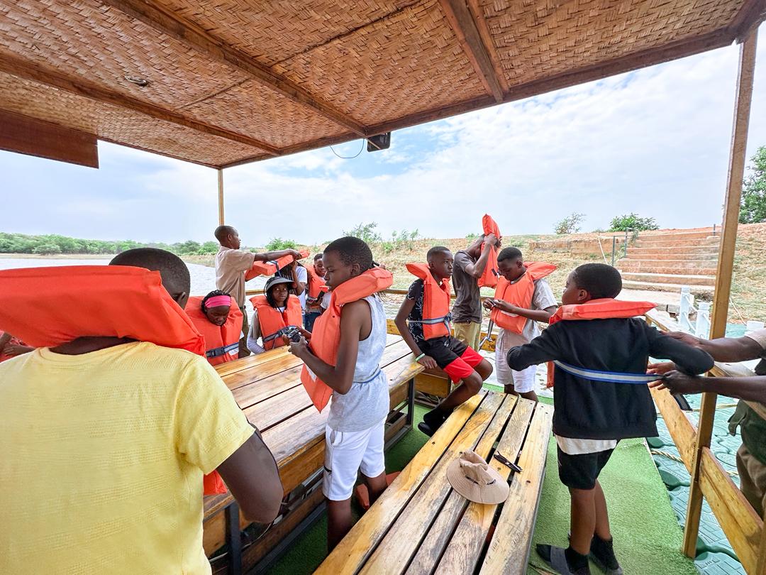 Boat ride on a school field trip